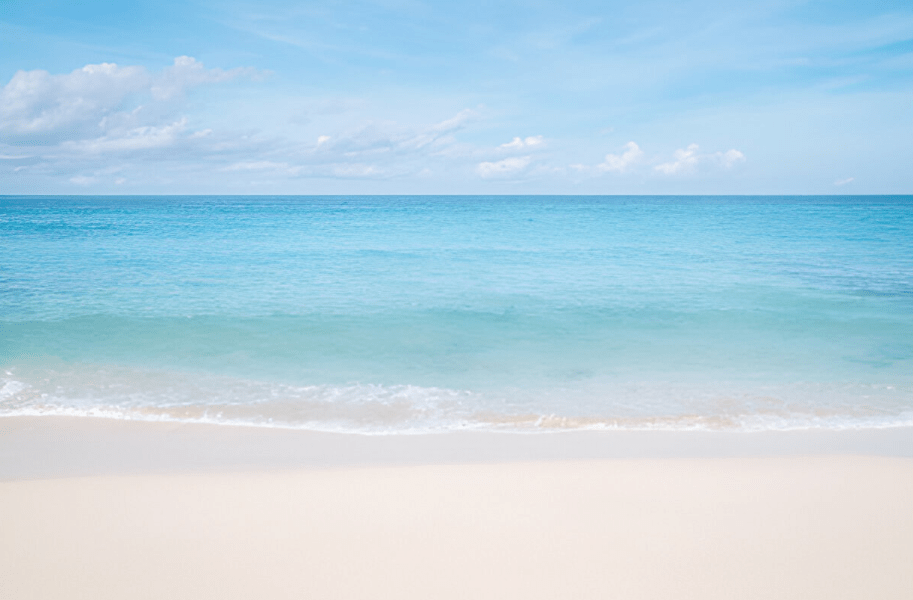 Beautiful photo of a tropical beach. Illustrating what action can, and is being taken, to combat over-tourism in Bali.