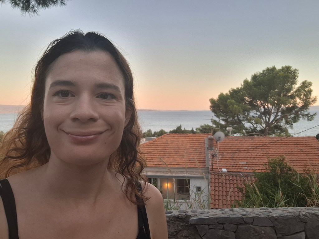 Selfie taken in Split, Croatia.