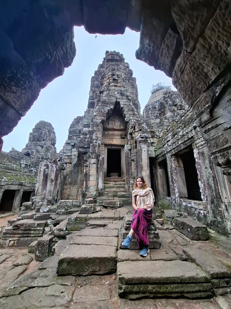 Myself in front of one of Siem Reap's popular temples.