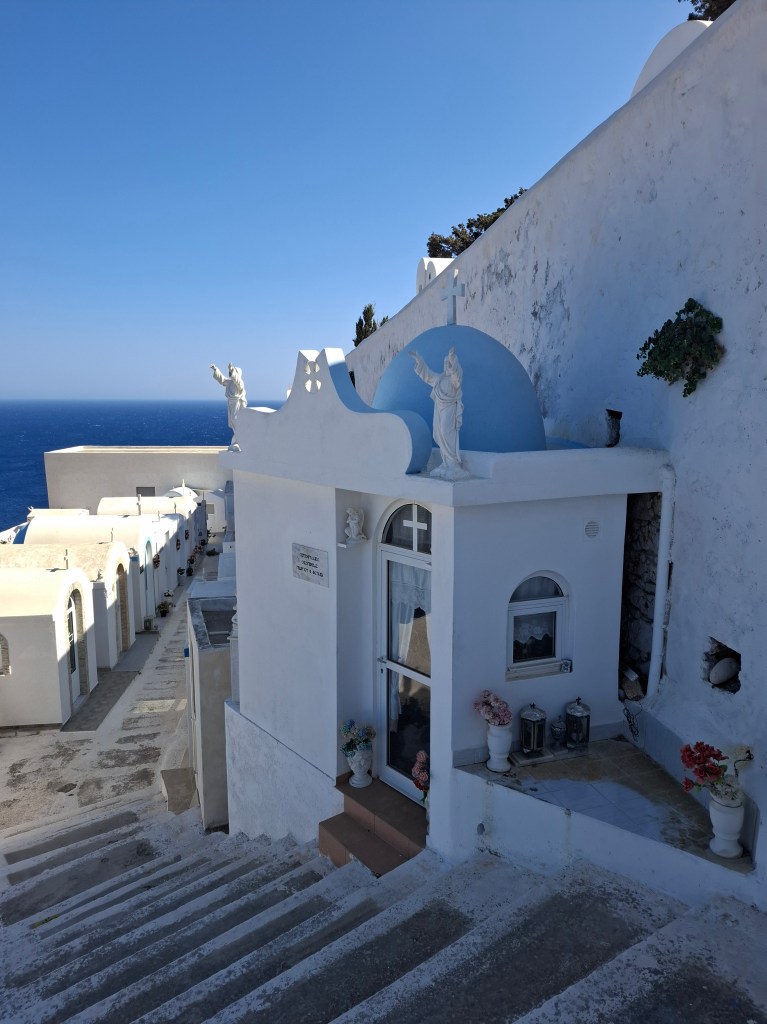 The Church of Panagia Portaitissa encountered in Astypalea, Greece.
