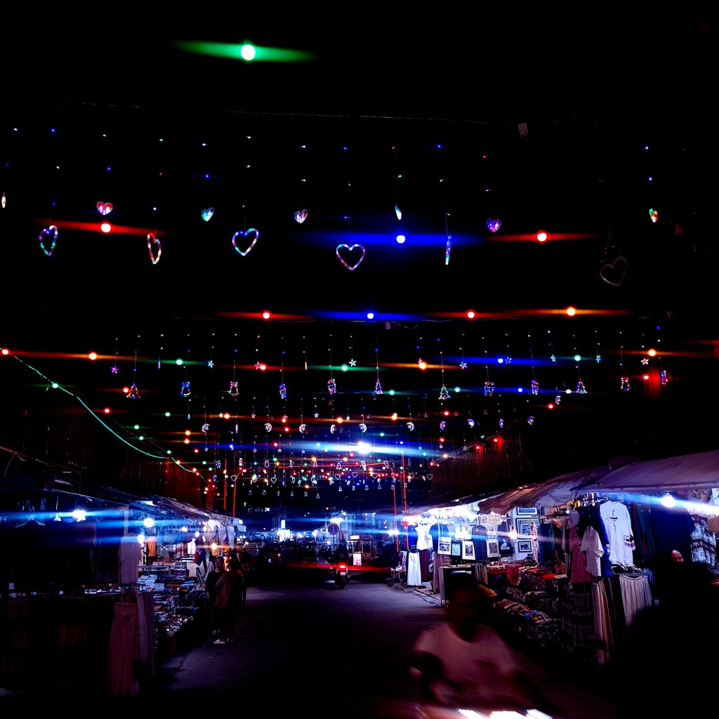 Siem Reap's night market.