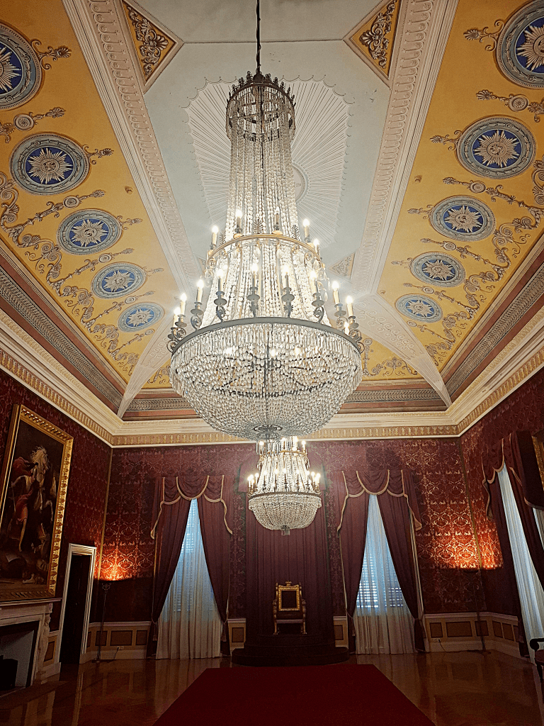 Inside the Museum of Asian Art in Corfu's old town. 