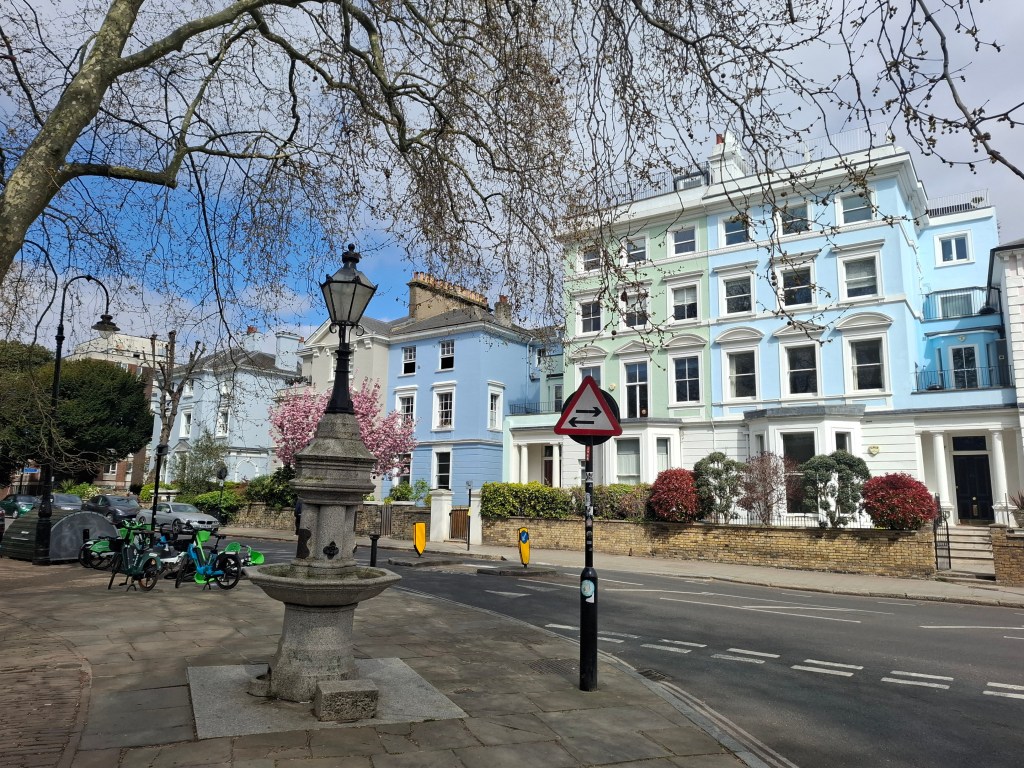 The colourful houses I took on a trip to London. It's good to get comfortable doing things alone before committing to long term solo travel. 
